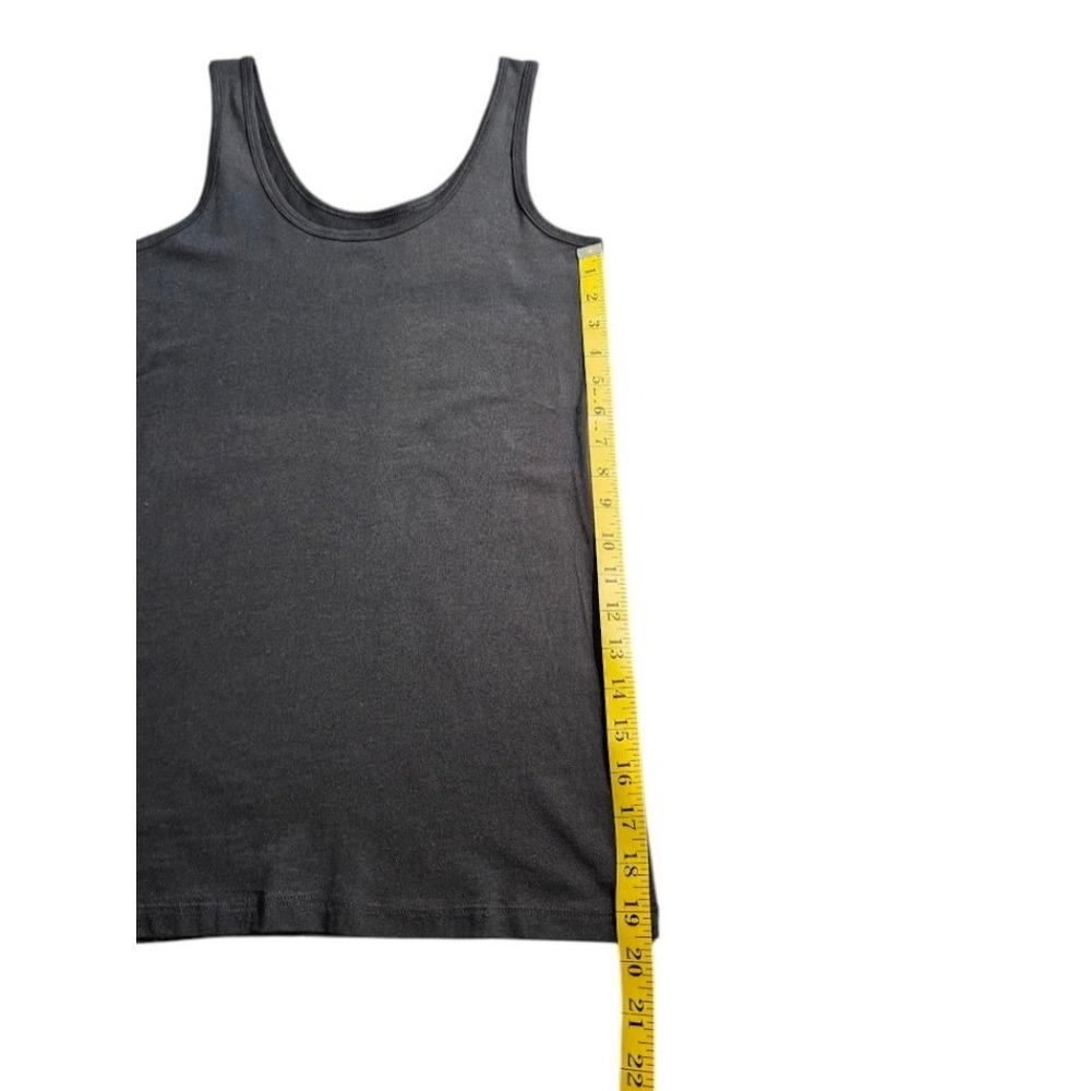 No Boundaries Tank Top Womens L 11-13 Black Excellent Scoop Neck Stretch Cotton - Picture 4 of 9